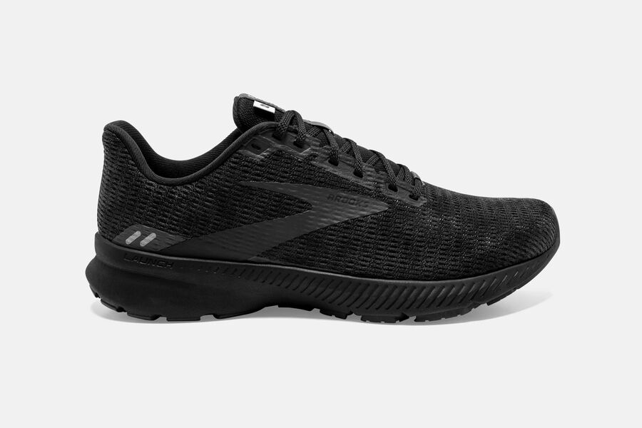 Brooks Men's Launch 8 Road Running Shoes Black/Ebony/Grey ( OVXSB5289 )